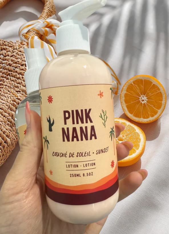 Pink Nana - Lotion Couché de soleil