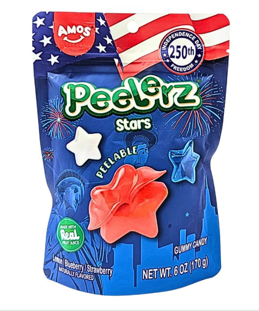 Amos - Peelerz Gummy Stars 170g