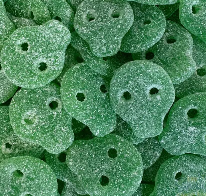 En vrac - Crâne aigre suédois Lime acidulé