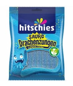HITSCHIES Sour Dragon Tongues Blue 125g