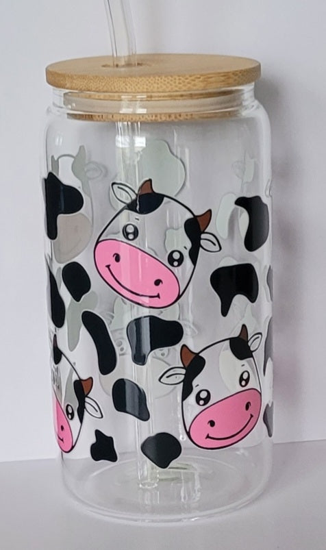 Verre 16 oz Vache