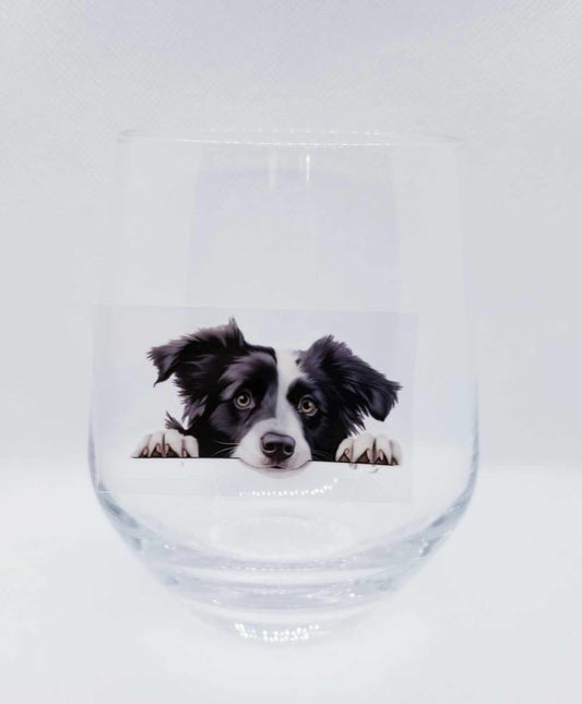 Verre à vin Chien mignon 18