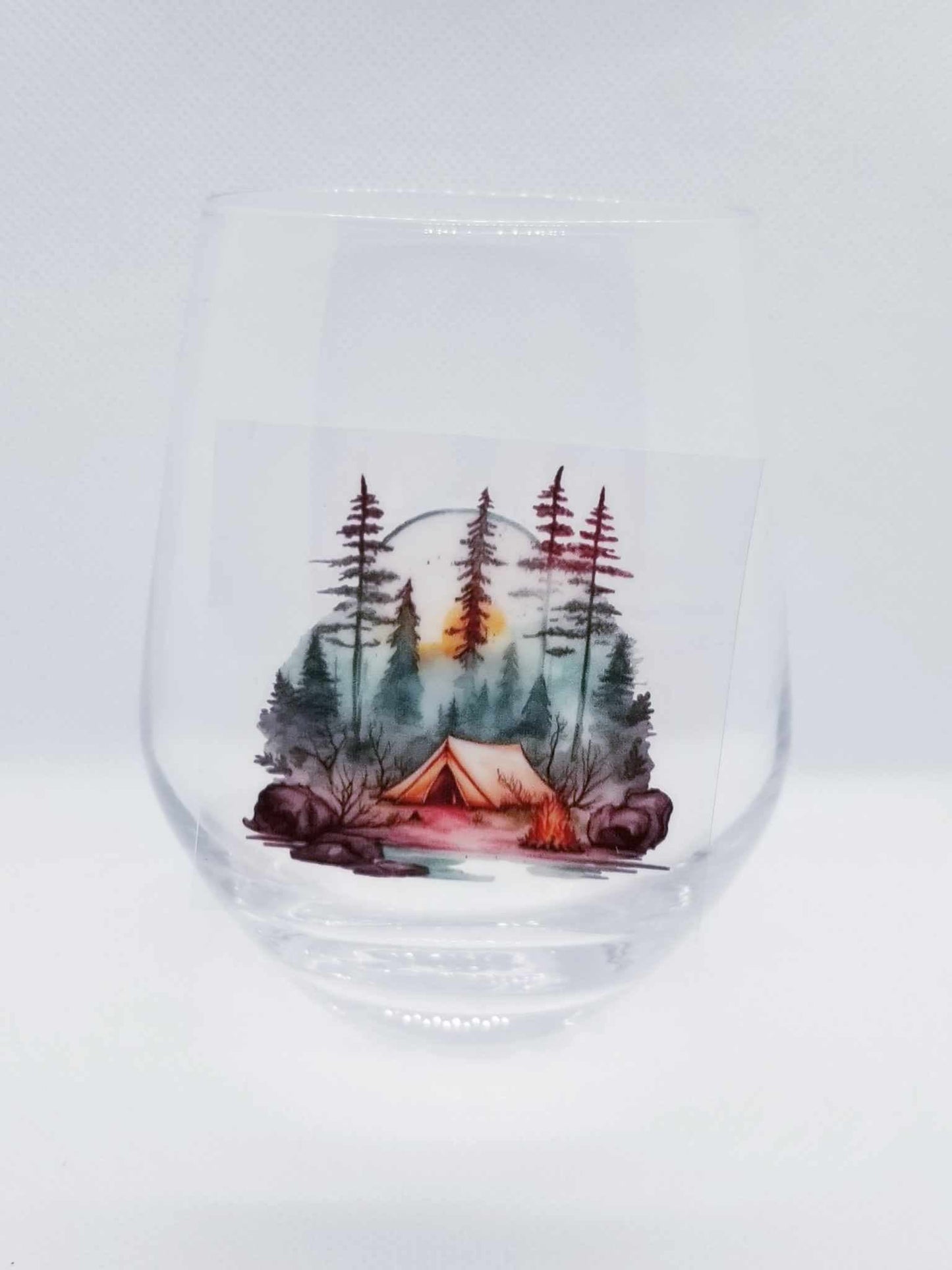 Verre à vin Camping en montagne 1