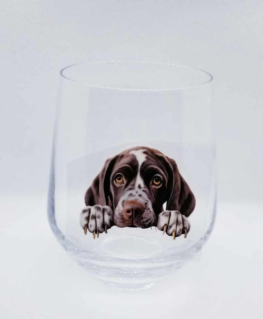 Verre à vin Chien mignon 24