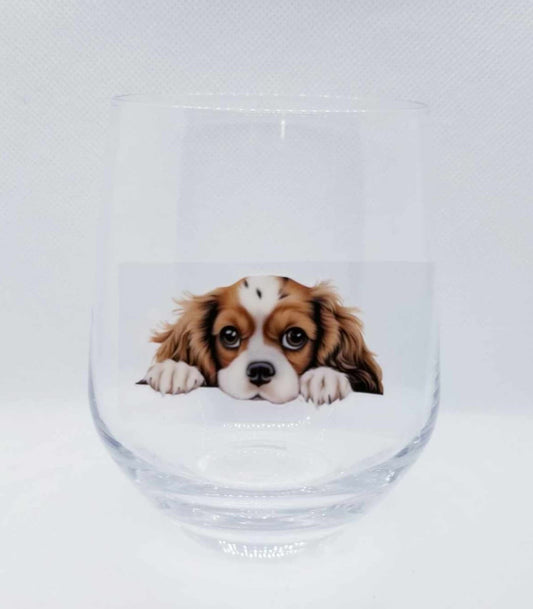 Verre à vin Chien mignon 20