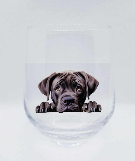 Verre à vin Chien mignon 22