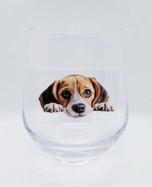 Verre à vin Chien mignon 23