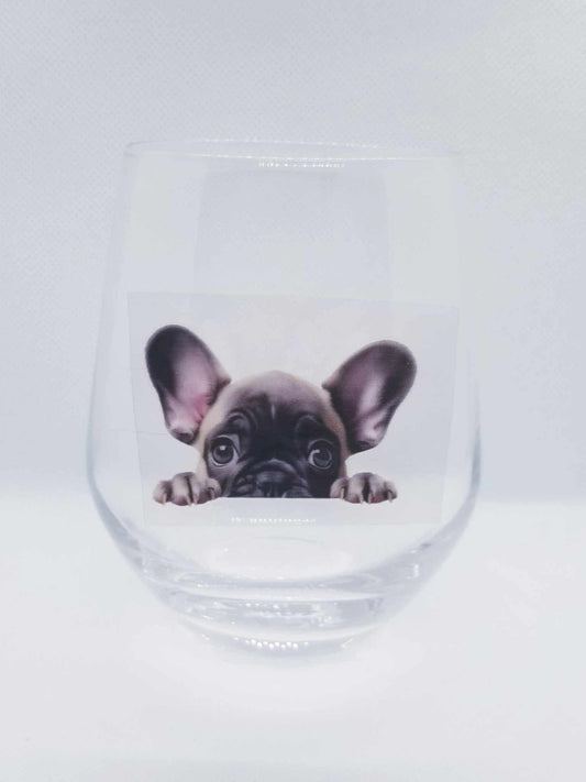 Verre à vin Chien mignon 8