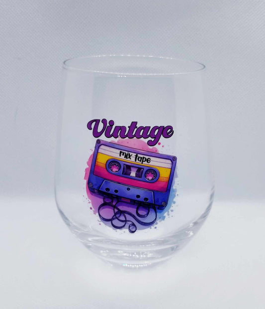 Verre à vin Cassette Vintage