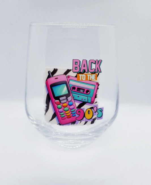 Verre à vin Back to the 90's