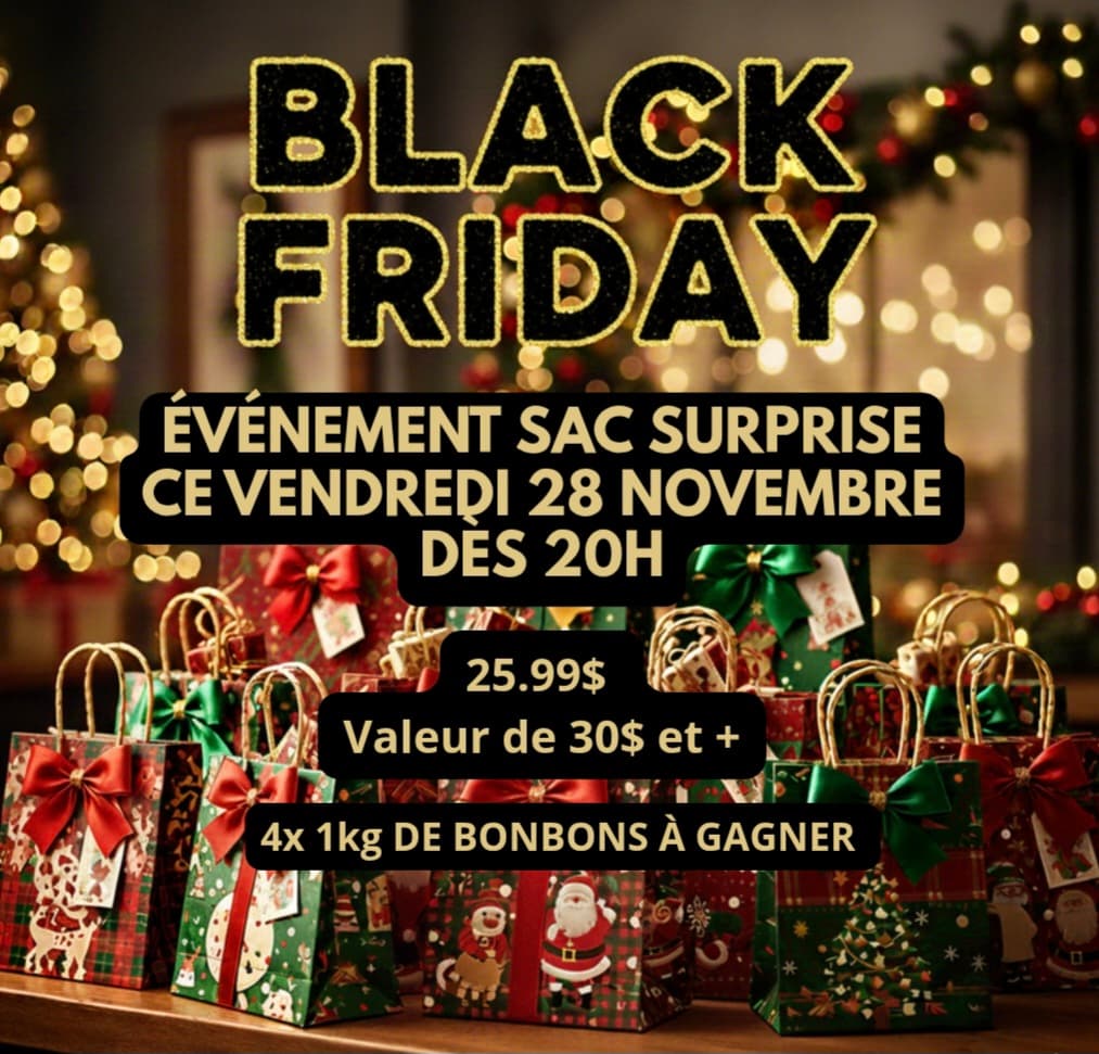 BLACK FRIDAY Sac Surprise ** Live Tiktok 28 NOVEMBRE 20h