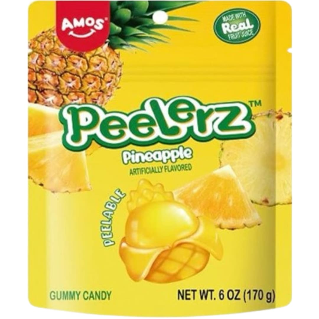 Amos Peelerz Gummy Ananas Peg 170g